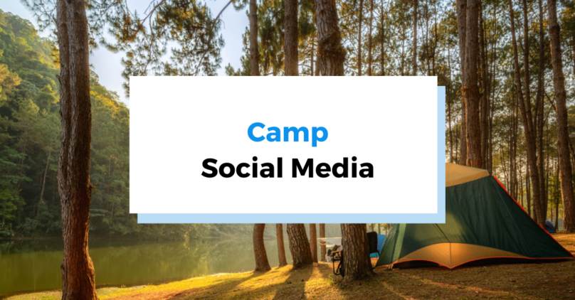 camp social media blog header image
