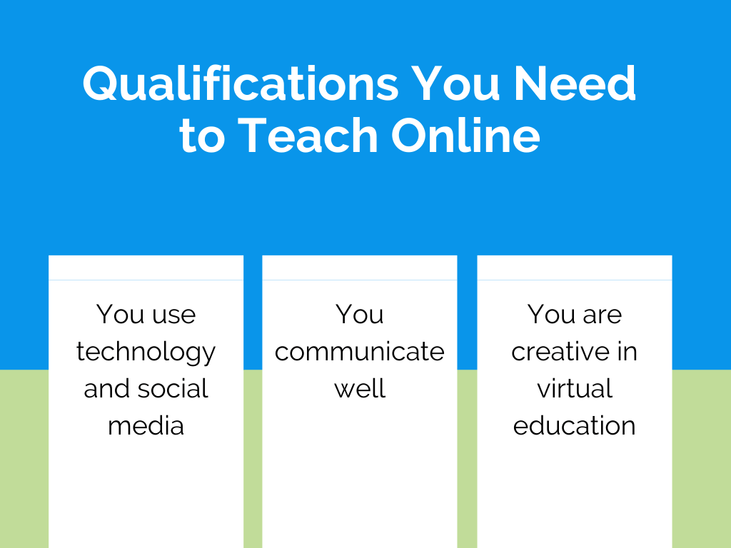 teaching online qualifications