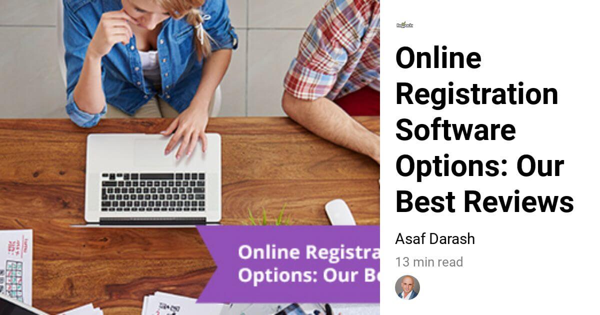 Online Registration Software Options Our Best Reviews