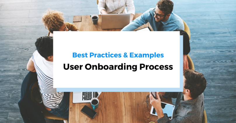 user onboarding process header