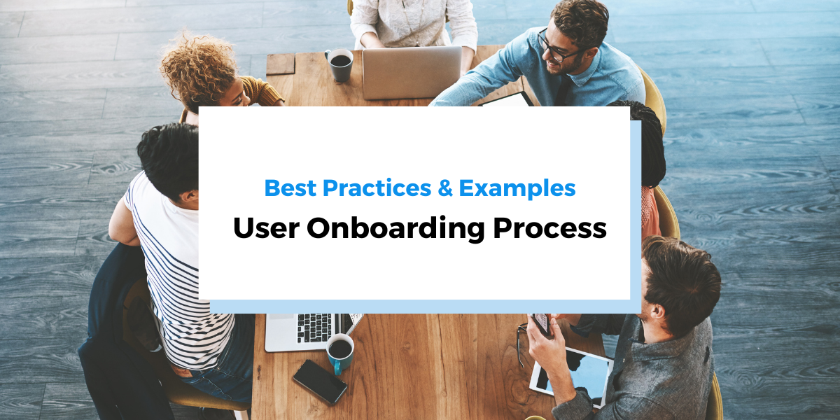 user onboarding process header