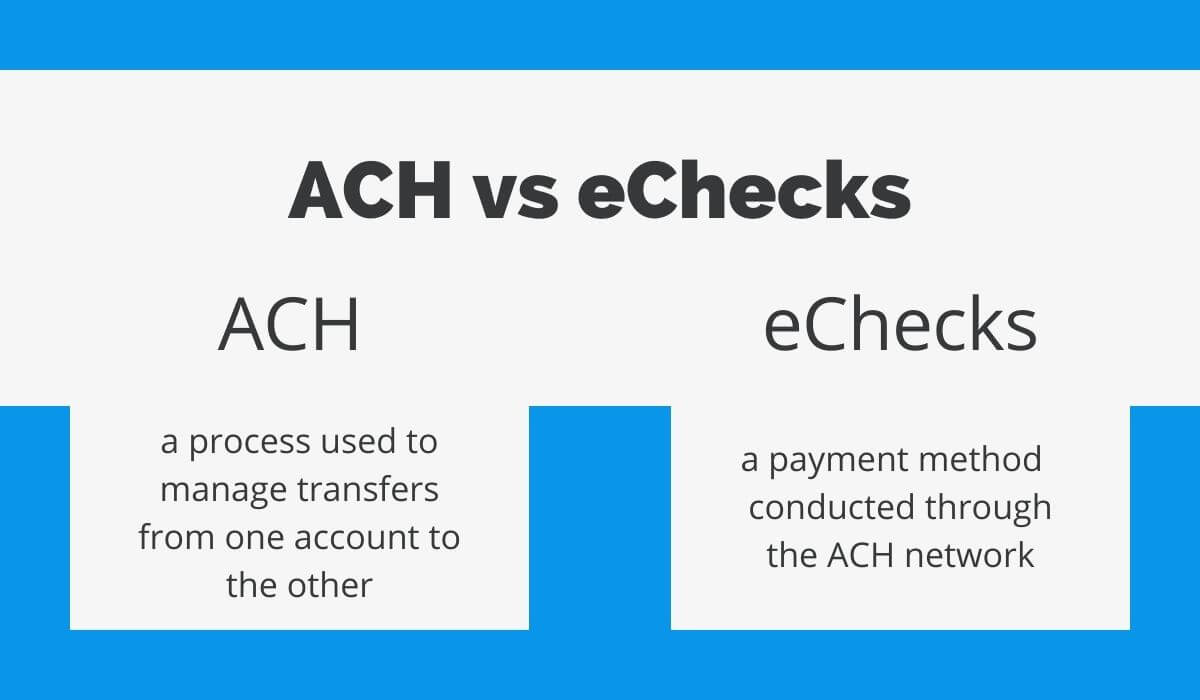 difference between ach credit and ach debit