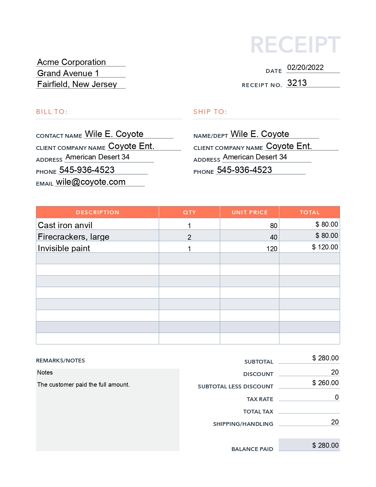 7 Great Receipt Of Payment Templates To Use 2023 