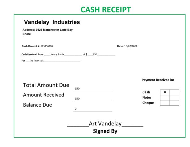 7 Great Receipt of Payment Templates to Use | Regpack