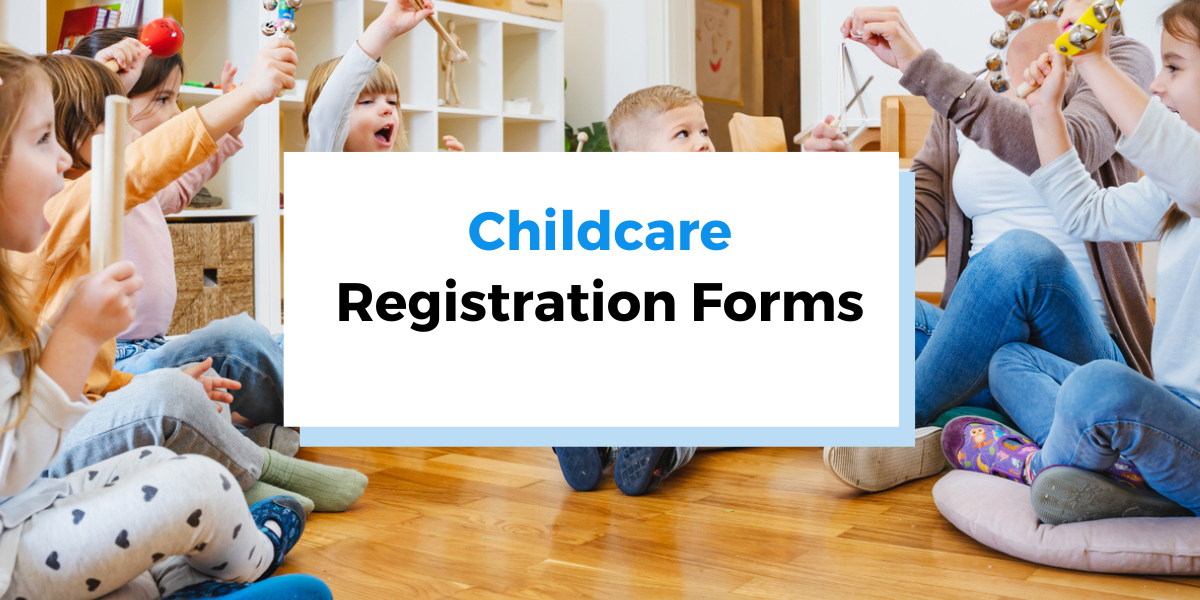 graphic for childcare registration forms
