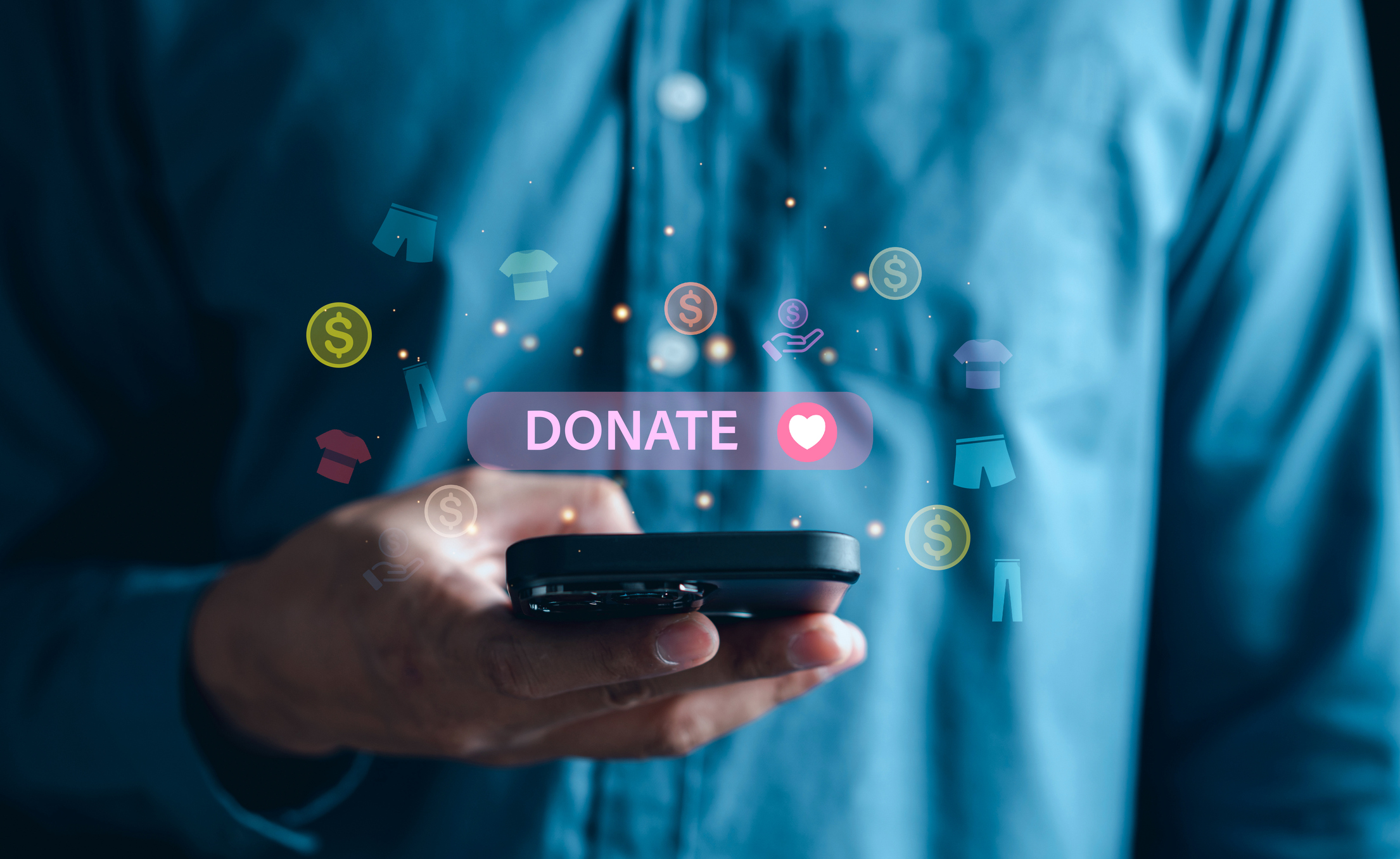 Online Donation on Mobile phone, Volunteer and Charity