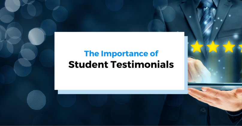 the importance of student testimonials header photo