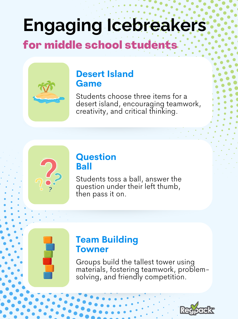 back to school icebreakers for middle schoolers